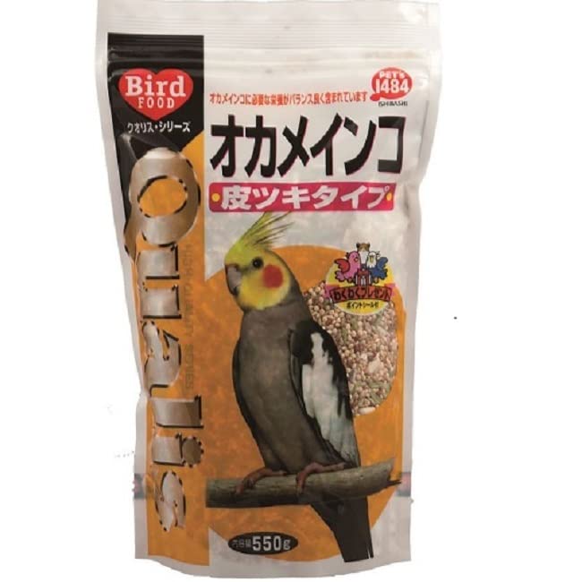 Amazon | クオリス オカメインコ 皮ツキタイプ 550g | クオリス | 餌 通販